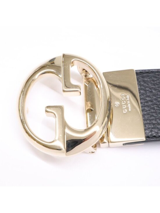 Gucci GG Buckle Reversible Leather Belt main image 4